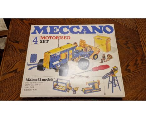 Meccano 4 Motorised Set Children's Toy Game