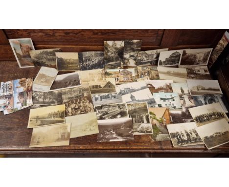 Antique and Vintage Postcard Set, local &amp; Lancashire interest from Rochdale to Littleborough etc