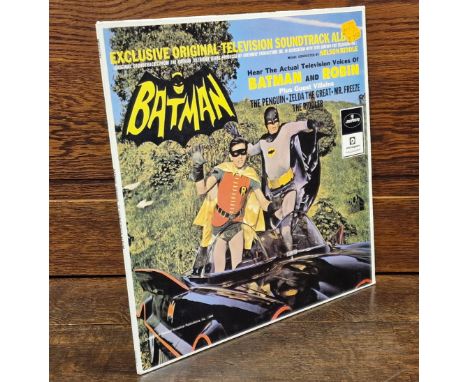 Batman 1960's Soundtrack LP Vinyl Record on Mercury Records - in VG