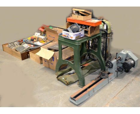 DELTA LATHE INDUSTRIAL HOOVER AND VARIOUS TOOLS ETC