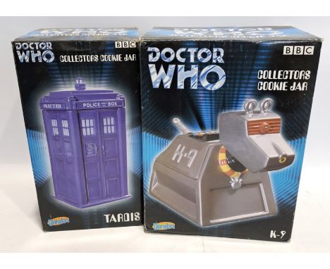 Cards Inc Characters Doctor Who Collectors Cookie Jar x two, Tardis &amp; K-9 Mark 1. Excellent within Good Packaging
