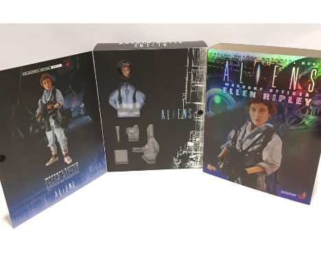 Hot Toys "Aliens" - "Warrant Officer Ellen Ripley" 1/6th scale poseable figure. Mint within Excellent Plus Packaging