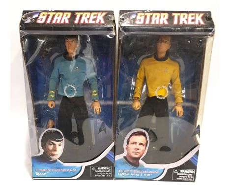 Diamond Select Ultimate Quarter Scale Captain Kirk &amp; Spock Good Plus to Excellent within Good Packaging