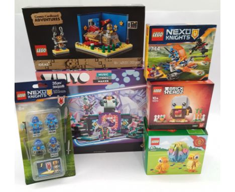 Mixed Lego Sets x5 Plus Nexo Knights Blister Pack. Includes Vidiyo K-Pawp Concert 43113, Nexo Knights Knighton Battle Blaster