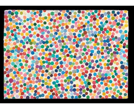 Damien Hirst (British 1965-), '2626. Let It Come Down (The Currency)', 2016, enamel paint on handmade paper, contained in the