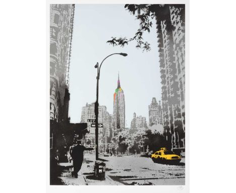 Nick Walker (British 1969-), 'The Morning After: Empire State', 2009, screen print in colours on wove paper, signed and numbe