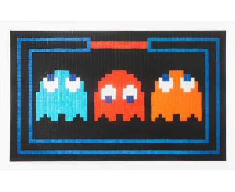 Invader (French 1969-), 'Prisoners', 2007, giclee print on wove paper, numbered from an edition of 250 in pencil, published b
