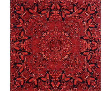 Damien Hirst (British 1965-), 'Nūr Jahān (H10-2)', 2022, giclée print on aluminium composite, screen printed with glitter, al