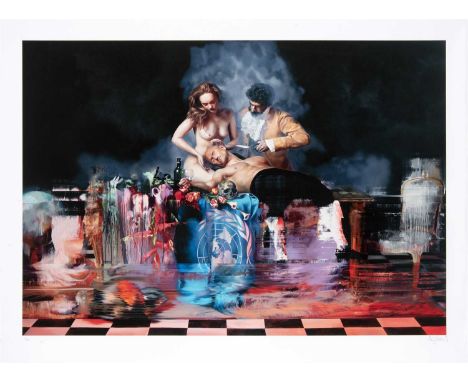 Conor Harrington (Irish 1980-), ‘Samson’s Nostalgia Trap’, 2014, archival pigment print with silkscreen gloss on 330 gsm Some