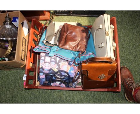 Collection of assorted Vintage Bags and cases inc. Antler 