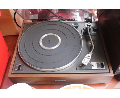 Vintage Pioneer Record Deck in case 