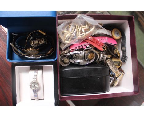 Colelction of assorted Ladies and Gents watches to include Casio, Sekonda, Avia etc 