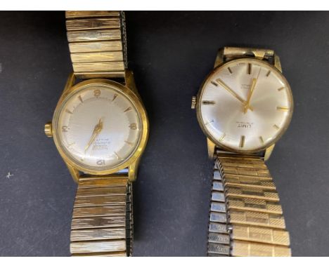 1950's Gents Tissot automatic wristwatch together with a Limit manual gents wristwatch 