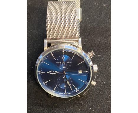 Rotary wristwatch with date app at 3 o clock 