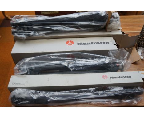3x Manfrotto tripods 