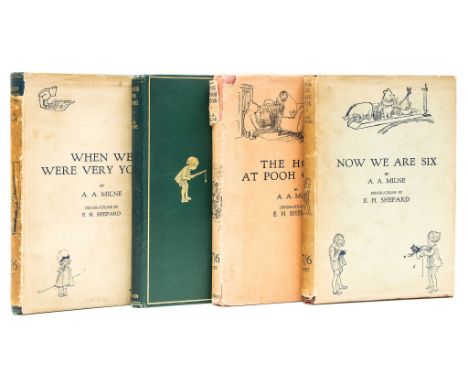 Milne (A.A.) - When We Were Very Young,  tenth edition,   1925; Winnie-the-Pooh,   third edition,   1926; Now We Are Six,   f