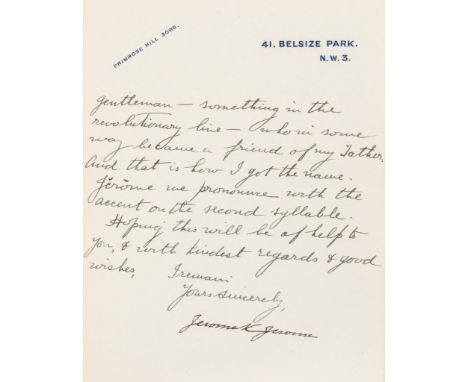 Jerome (Jerome K.) - The Diary of a Pilgrimage,  illustrations by G.G.Fraser, Bristol  &  London,   [1891]; The Second Though