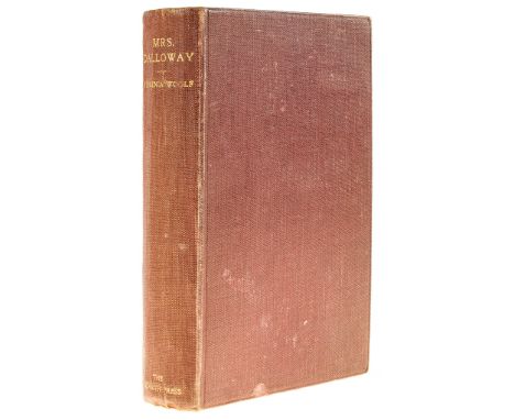 Woolf (Virginia) - Mrs. Dalloway,  light spotting, original cloth, rubbed, a few small stains, spine slightly faded,   1925; 