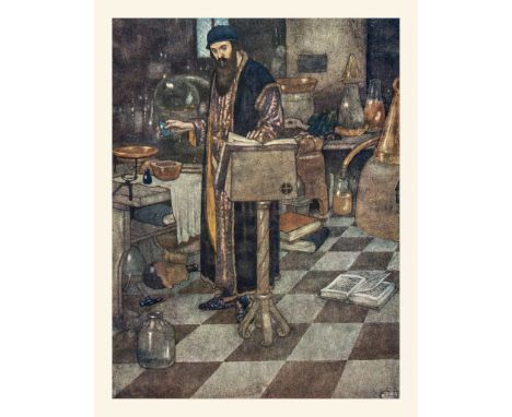 Dulac (Edmund).- Shakespeare (William) - Der Sturm,  limited edition, frontispiece and decorative title border, original boar