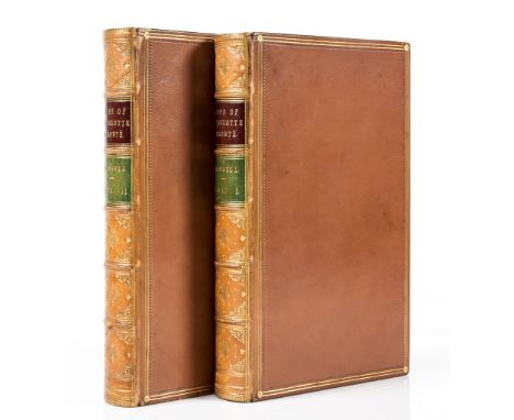 Gaskell (Elizabeth Cleghorn) - The Life of Charlotte Brontë, 2 vol.,   first edition  ,   half-titles, engraved portrait and 