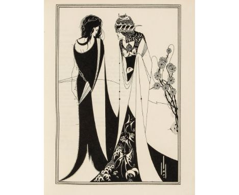 Wilde (Oscar) - Salome,  decorative title and 15 plates by Aubrey Beardsley on Japon, plus a duplicate of one plate, long ins
