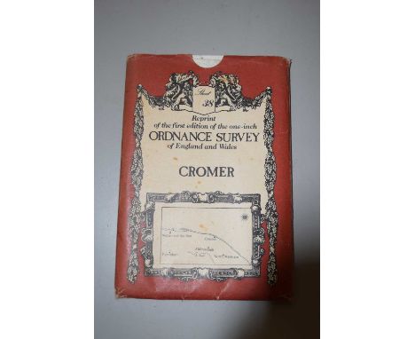 Reprint of the first edition of the 1" Ordnance Survey map of Cromer