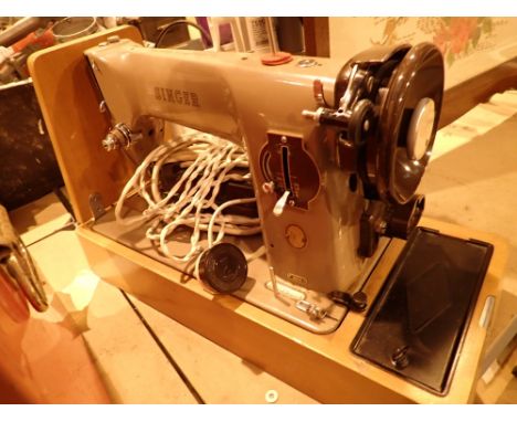 Singer 201k sewing machine with tools
