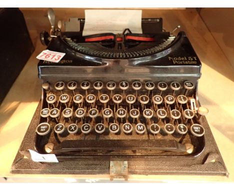 Remington model 51 portable typewriter 