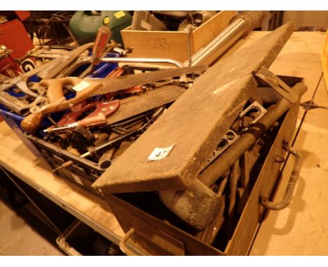 Three boxes of engineering tools  CONDITION REPORT: All electrical items in this lot have been PAT tested and have PASSED. TH