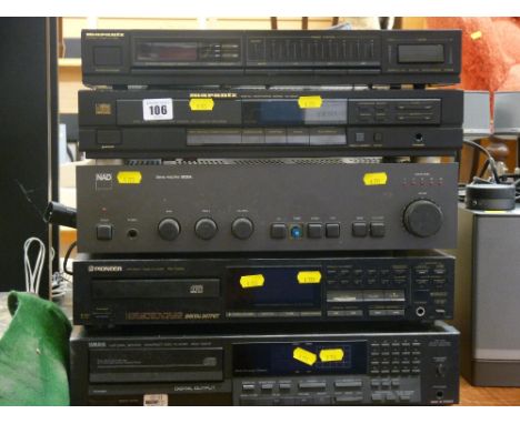 Excellent parcel of audio hifi separates including Morantz ST-26L tuner, Morantz CD65DX CD player, Nad stereo amplifier 3020A