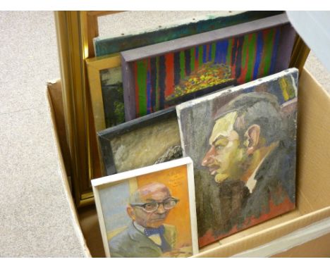 JOHN CHERRINGTON OF HEREFORD (1931-2015) - (Five times exhibitor at the National Portrait Gallery, see Lot 77, his portrait o