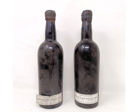 Two bottles of 1960 vintage port, Quinta Do Noval, bottled 1962, shipped by Christopher & Co. (2)  Provenance: From a West Co
