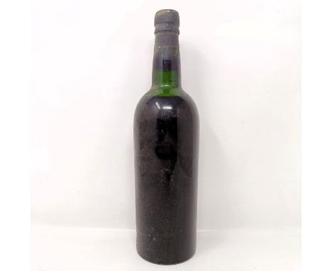 A bottle of 1963 vintage port, Croft  Provenance: From a West Country House, stored in a temperature and humidity controlled 