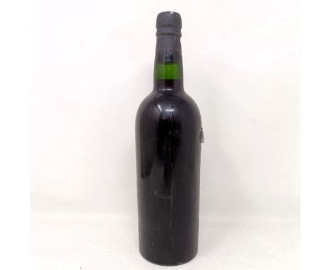 A bottle of 1963 vintage port, Croft  Provenance: From a West Country House, stored in a temperature and humidity controlled 