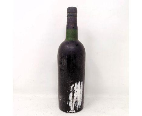 A bottle of 1963 vintage port, Croft  Provenance: From a West Country House, stored in a temperature and humidity controlled 