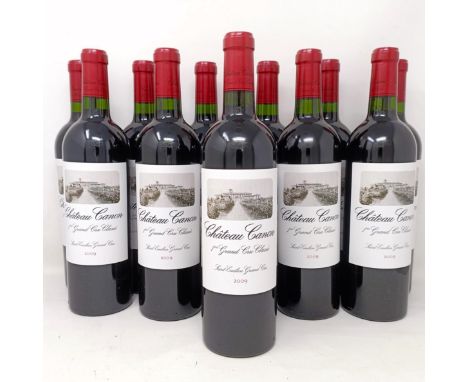 Twelve bottles of Chateau Canon, Saint-Emilion, 1er Grand Cru Classe, 2009 (12)  Provenance: From a West Country House, store