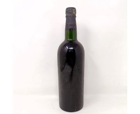 A bottle of 1963 vintage port, Croft  Provenance: From a West Country House, stored in a temperature and humidity controlled 