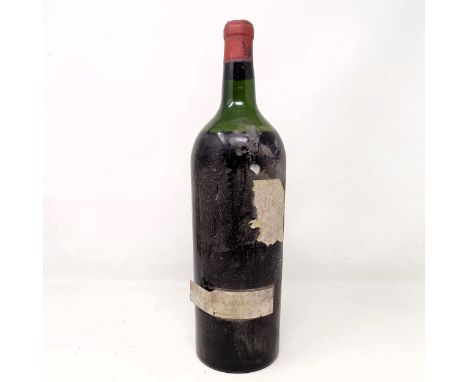 A magnum of Chateau Margaux, Margaux, vintage unknown, believed to be 1950s  Provenance: From a West Country House, stored in