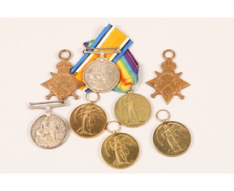 World War I Medals; Four Victory Allied Medals; two World War I War Medals and two 1914 - 1915 StarsADDITIONAL INFORMATION:Vi