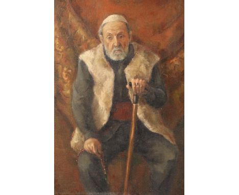 Portrait of an old Gentleman, unsigned, oil on canvas in frame