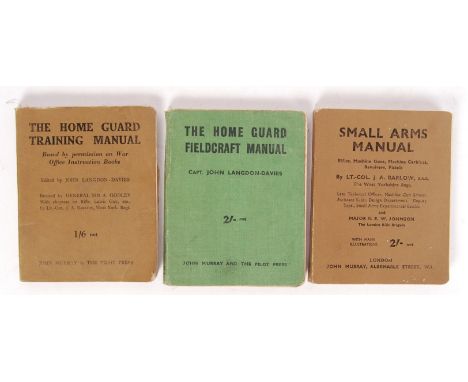 A collection of 3x rare original WWII Second World War Home Guard manuals . Comprising of: ' The Home Guard Fieldcraft Manual