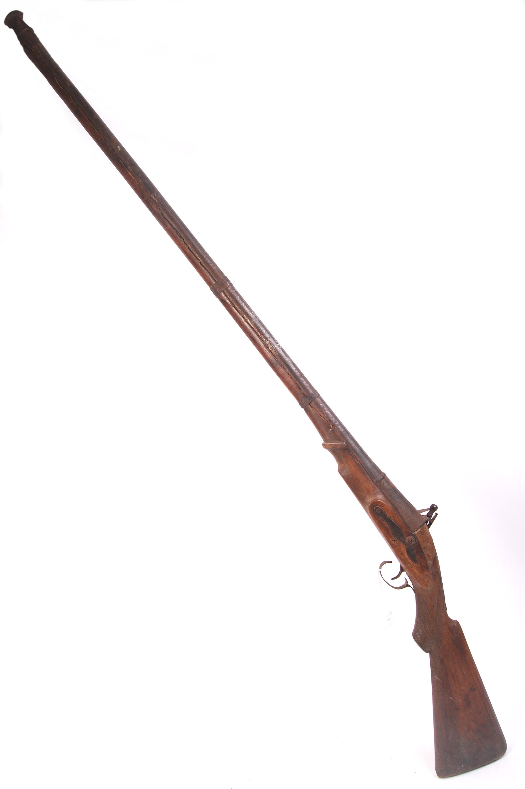 A 19th century antique elephant gun or long musket believed to be