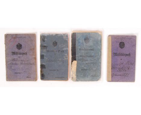 A collection of 4x rare Franco-Prussian War &amp; WWI First World War era Imperial German soldier's Militarpak (and one ' Erf
