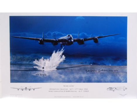 ' Bomb Gone ' by Nic Brown - beautiful Digital Composite Artwork print. The print depicting the moment of impact from Lancast