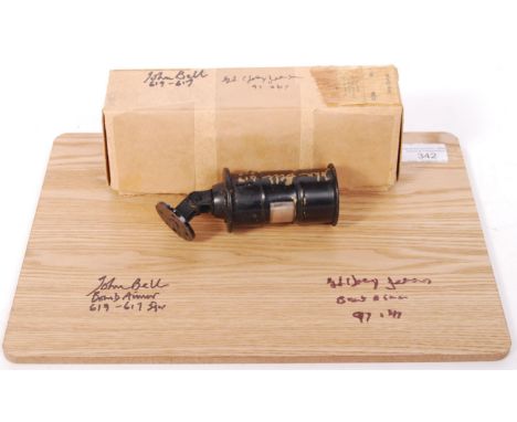 An incredibly rare original WWII Second World War Lancaster bomber Bomb Aimer's panel light ' Lamp Cockpit 5C/366 '. This lam