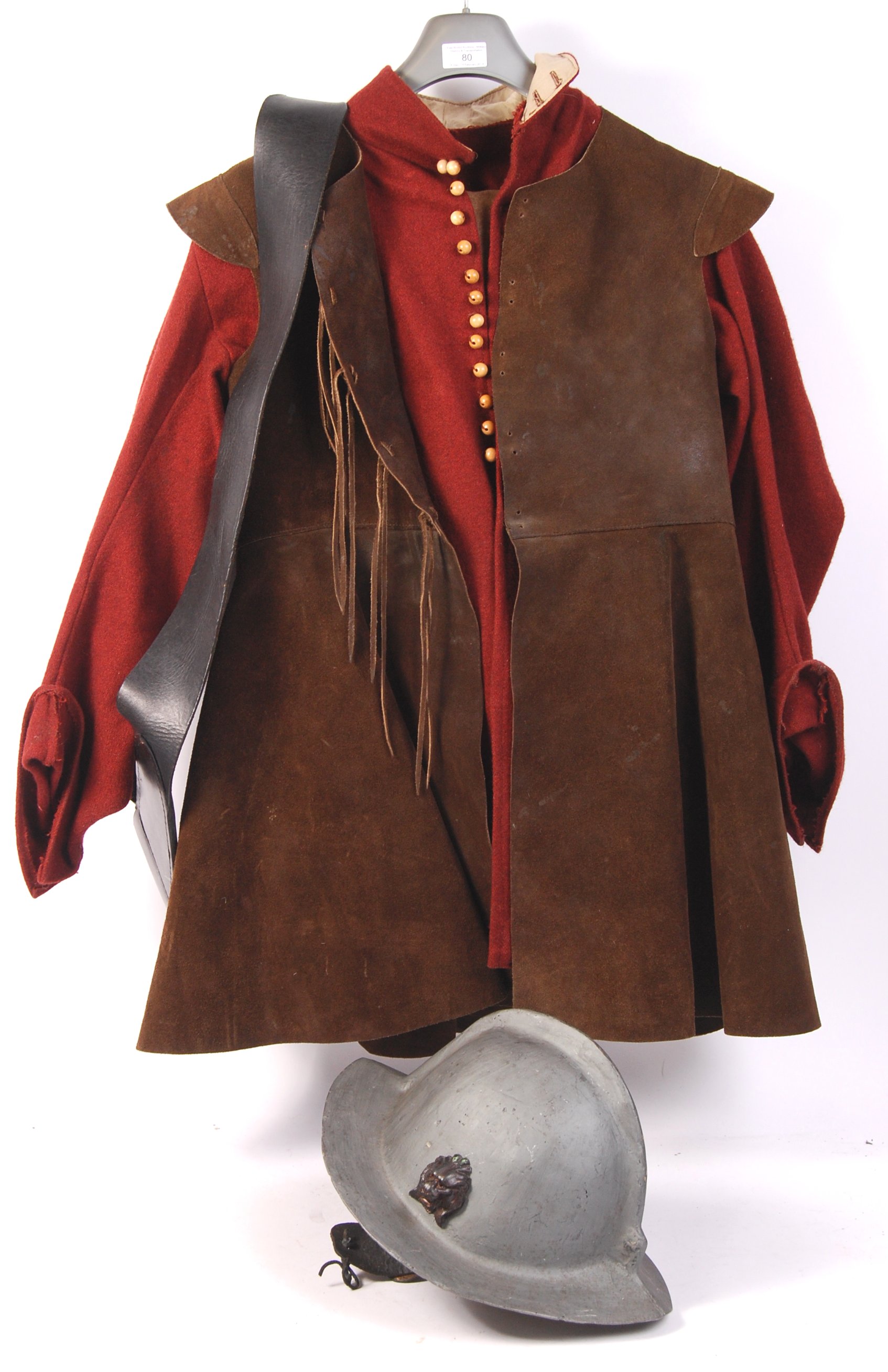 An English Civil War style reenactment soldiers uniform comprising of a