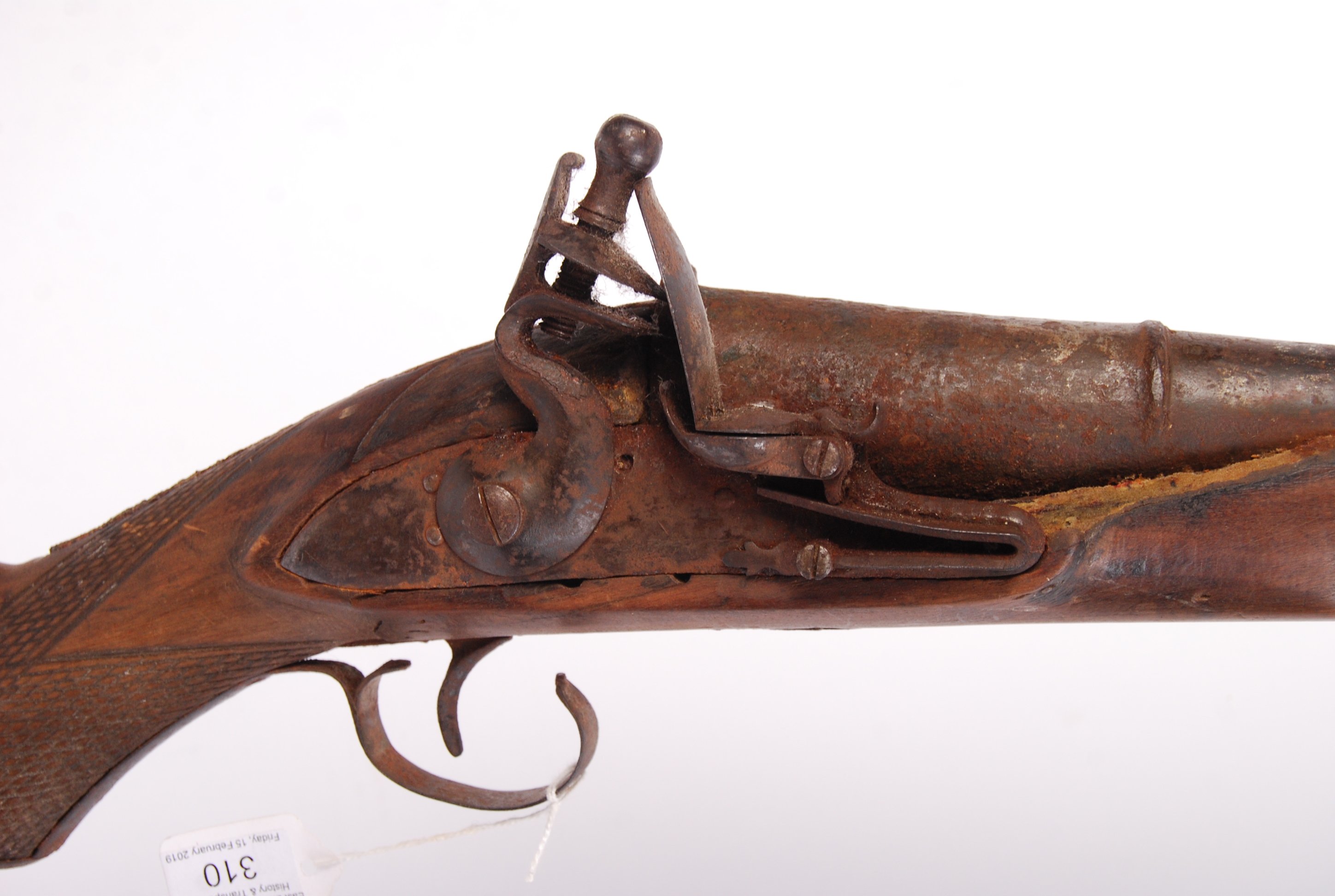 A 19th century antique elephant gun or long musket believed to be
