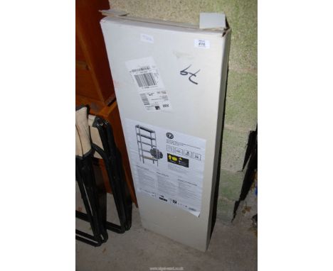 A heavy duty shelf [new, in box to be assembled].