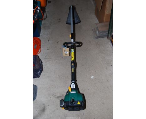 A petrol Strimmer, for spares or repair but engine turns and has good compression.
