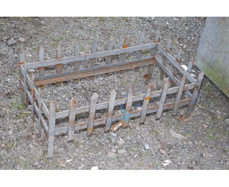 A fire grate, 27" x 14" x 12".
